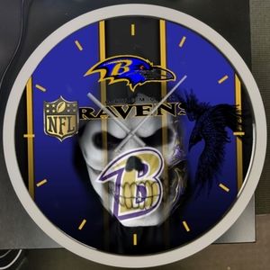 Baltimore Ravens Clock